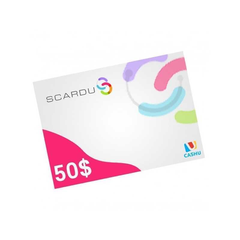 Carte ScardU 50$ Dollars image 0