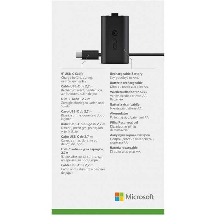 Kit play & charge nouvelle génération pour manettes Xbox Series - XBOX - gamezone