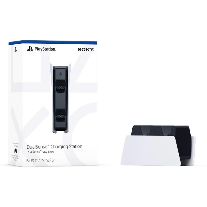 Sony Station de chargement DualSense PS5, Chargeur de Manette PlayStation 5 Officielle Sony Station de chargement DualSense PS5, Chargeur de Manette PlayStation 5 Officielle - Accessoires PS5 - gamezone