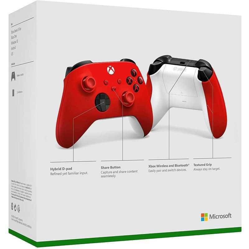 Slide  #1 Manette Xbox Rouge Sans fil - Pulse Red