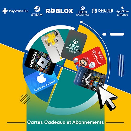  Cartes cadeaux et abonnements 